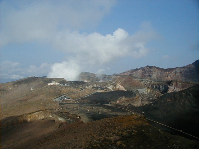 aso volcano and paths.JPG, 1/3/2005, 59 kB