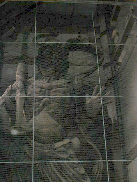 nara - bad photo of neat guardian.JPG, 1/3/2005, 82 kB
