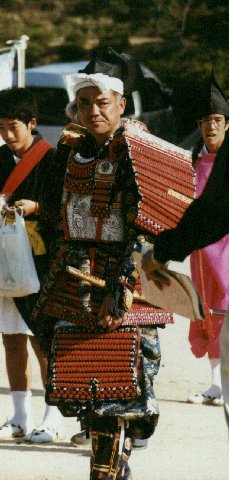 samurai at yabusame.jpg, 36287 bytes, 10/6/1999