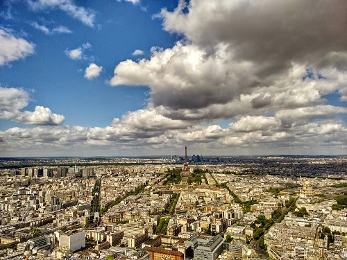 The view over Paris
