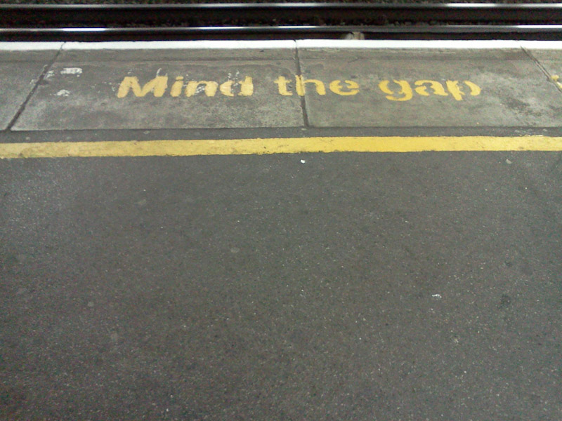 Mind the gap!